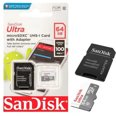 Tarjeta MicroSD SanDisk Ultra de 64GB (hasta 100 MB/s, UHS-I, Class 10) - Imagen 4
