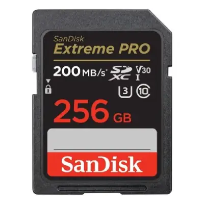 Memoria SDXC SanDisk 256GB V30 Extreme PRO UHS-I 200 MB/s