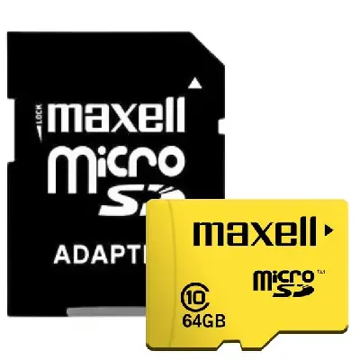 Tarjeta Micro SD Maxell 64GB CLASE 10 - Imagen 3