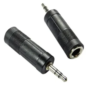Adaptador De Audio 6.3 Mm Hembra A 3.5 Mm Macho