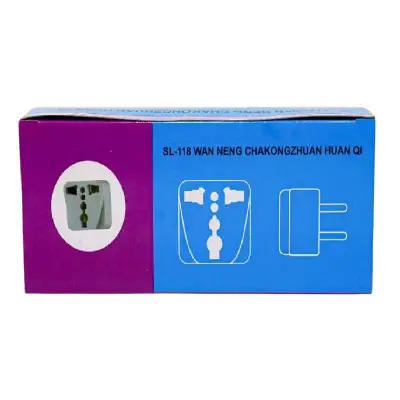 Adaptador Enchufe Corriente Americano A Europeo