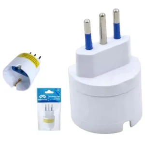 Adaptador Schuko Blanco Macrotel ME-1109