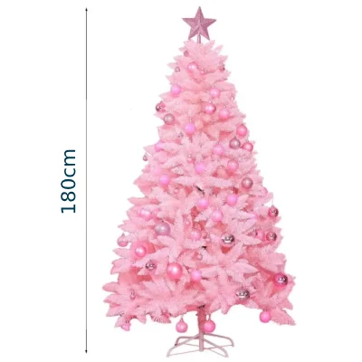 Árbol De Navidad Artificial Rosado 180 cm - Imagen 2
