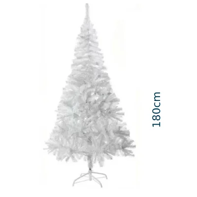 Árbol de Navidad Artificial Blanco 180cm - Imagen 2