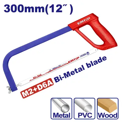 Arco Sierra 12'' 300mm Acero Emtop Industrial Ehfe3001 - Imagen 2