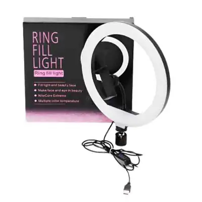 Aros de luz usb 10″ para fotografia con tripode modelo zmx 260 - Imagen 3