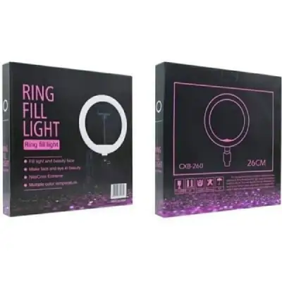 Aros de luz usb 10″ para fotografia con tripode modelo zmx 260 - Imagen 4