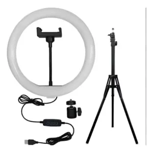 Aros de luz usb 10″ para fotografia con tripode modelo zmx 260