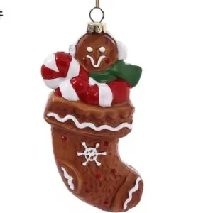 Adorno Colgante de Bota de Jengibre