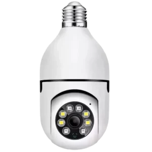 Camara Smart Ip Ampolleta Motorizada 360° Nocturna Color Blanco
