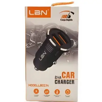 CARGADOR USB PARA VEHÍCULO LBN 12V 2 PUERTOS USB - Imagen 3