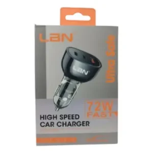 Cargador Usb/tipo-c Para Vehiculos Lbn Lbcc44 Negro