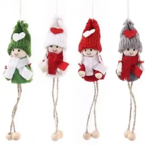 Pack de 4 Muñecos colgantes 13cm