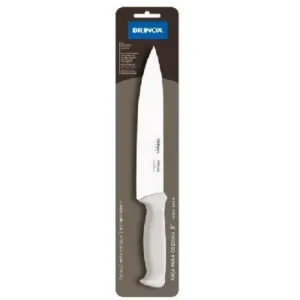 Cuchillo De Cocina 8" Acero Inoxidable Blanco Brinox Precision 2506/305