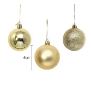 Bambalinas Doradas 10 piezas 6cm