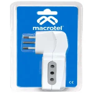 Enchufe Adaptador Triple Macrotel Me-1059 Con Switch