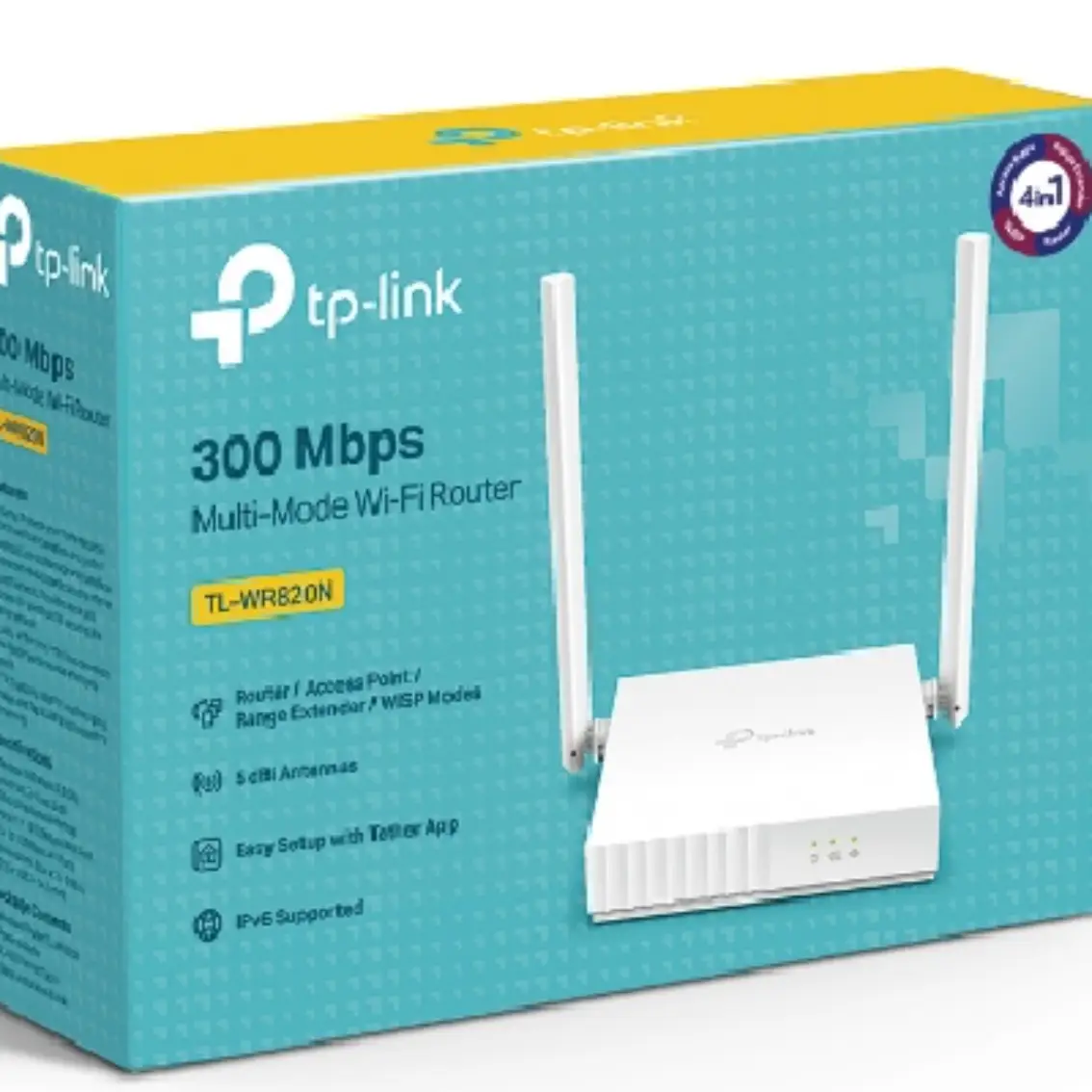 Enrutador Wi-Fi TP LINK TL-WR820N multimodo de 300 Mbps - Imagen 4