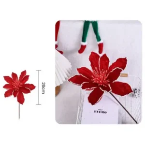 FLOR DE NAVIDAD PARA DECORAR 127