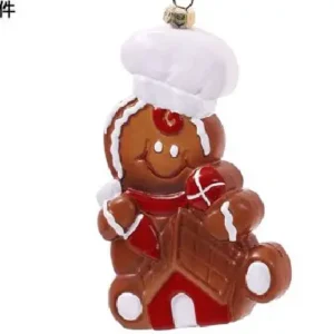 Adorno Colgante de Galleta de Jengibre Con Dulces