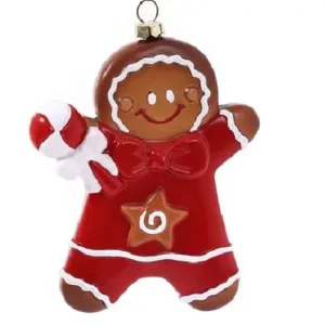 Adorno Colgante de Galleta de Jengibre con Dulce