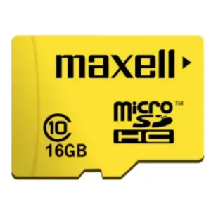 MEMORIA MICROSD SDHC CL10 CON ADAPTADOR SD 16GB MAXELL
