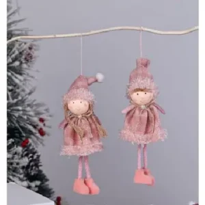 Adorno de hadas colgantes rosa 19cm