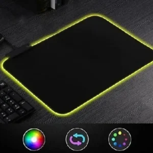 Mouse Pad Rgb Light 34x25cm Lbpg2535 Lbn Color Negro Bordes Led Rgb Negro Bordes Led Rgb