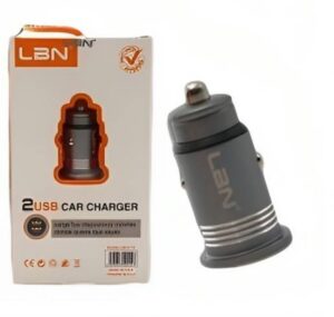 CARGADOR USB PARA VEHÍCULO LBN 12V 2 PUERTOS USB