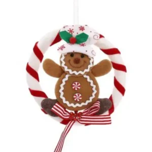 Adorno Colgante de Galleta de Jengibre navideña