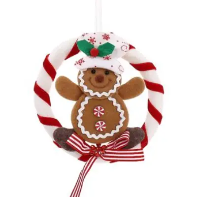 Adorno Colgante de Galleta de Jengibre navideña