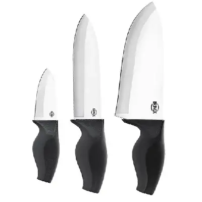 Juego de cuchillos cruzados Brinox 2556/309 Black Cross de 3 piezas