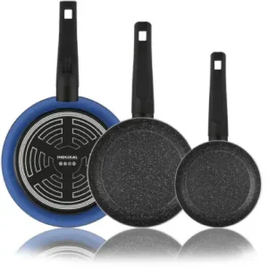 Juego de Sartenes 18+22+26cm Antiadherente
