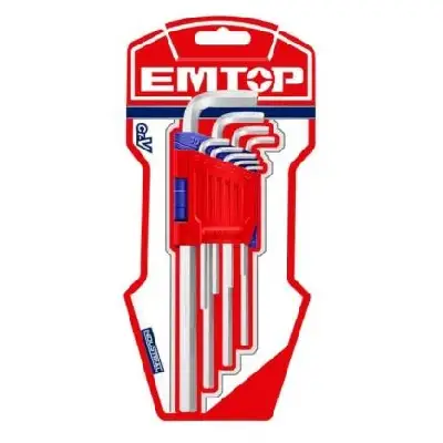 Juego Llaves Allen Emtop 9 Pzas 1.5-10MM - Imagen 3