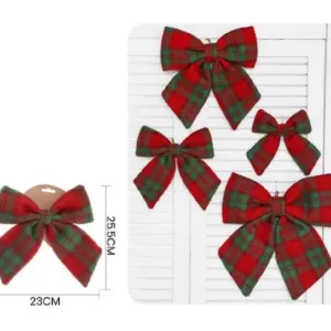 Lazo de algodón navideño 25cm