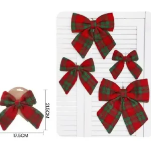 Lazo de algodón navideño 21cm