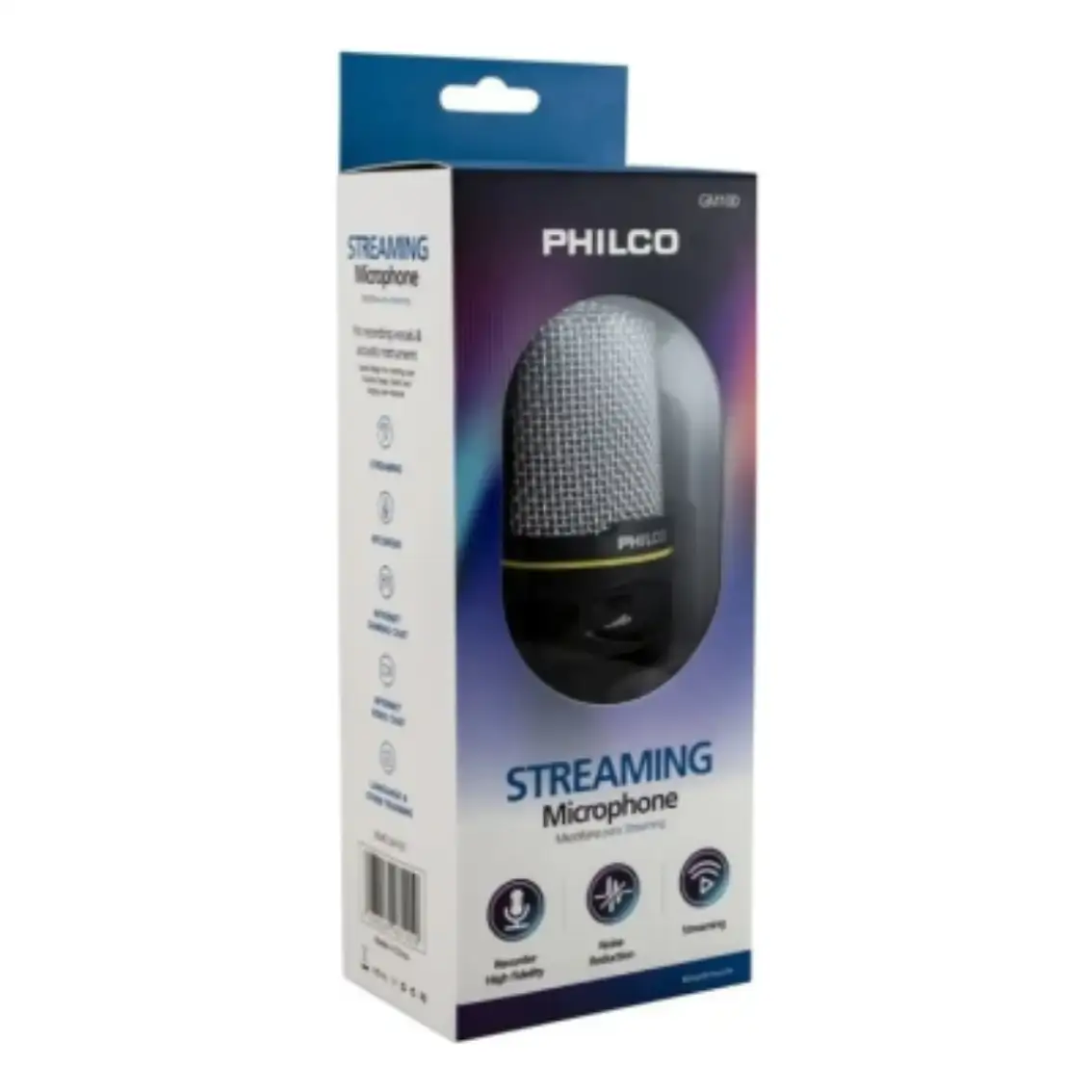 Micrófono Para Streaming 3.5mm Philco Gm100 Noise Reduction Negro - Imagen 5