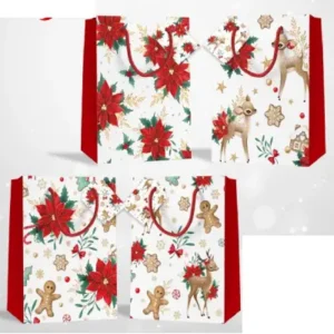 Bolsas de regalo navideñas M6 14X11X6CM