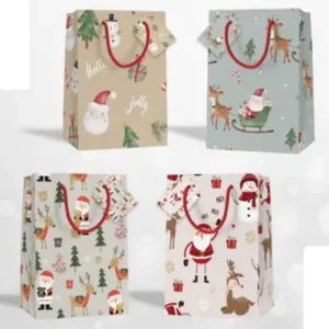 Bolsas de regalo navideñas M8 14X11X6CM