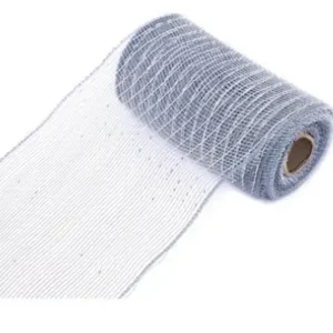 Malla para decorar Plateada