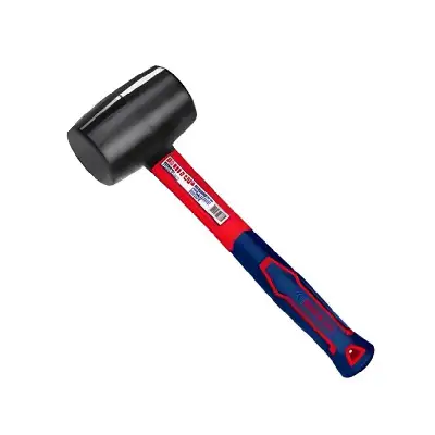 Maza De Goma 450Gr Cabo De Fibra Y Tpr Emtop Ehamrh1601 - Imagen 2