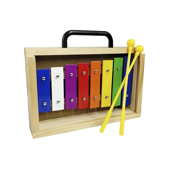 Metalófo Niños Nutech 8 Notas Colorido 5937 - Imagen 4