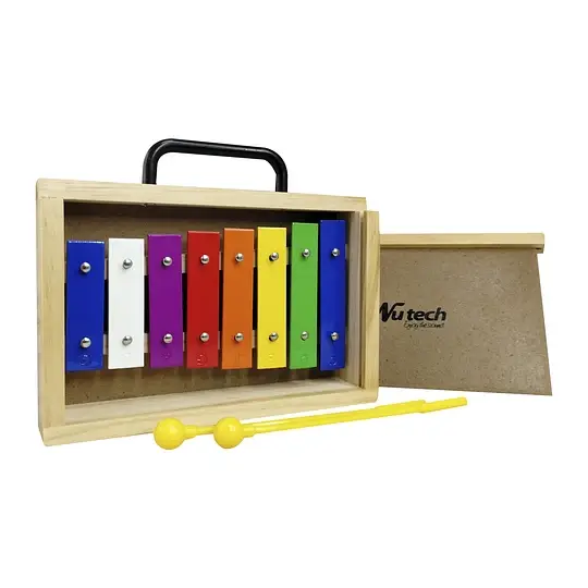 Metalófo Niños Nutech 8 Notas Colorido 5937 - Imagen 2