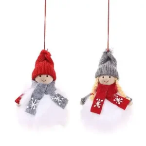 Duo de hadas de la nieve 10cm