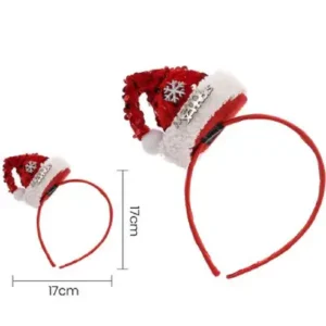 Diadema de Gorro navideños con luces