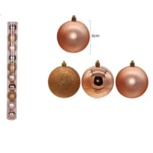 Bambalinas Oro Rosa 10 piezas 6cm