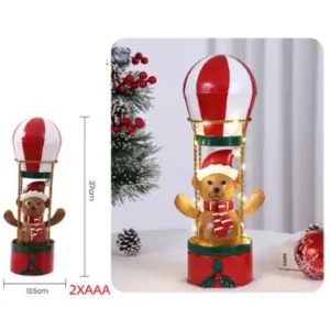 Adorno de Oso en Globo aerostático 37cm