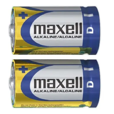 Pack 2 Pilas Alcalinas Maxell Tipo D - - Imagen 3