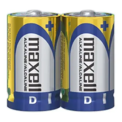 Pack 2 Pilas Alcalinas Maxell Tipo D - - Imagen 2