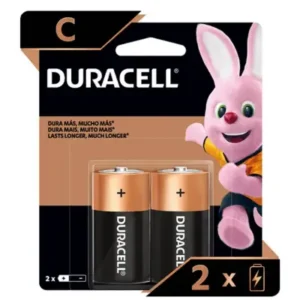 Pack 2 Pilas Duracell C Alcalina