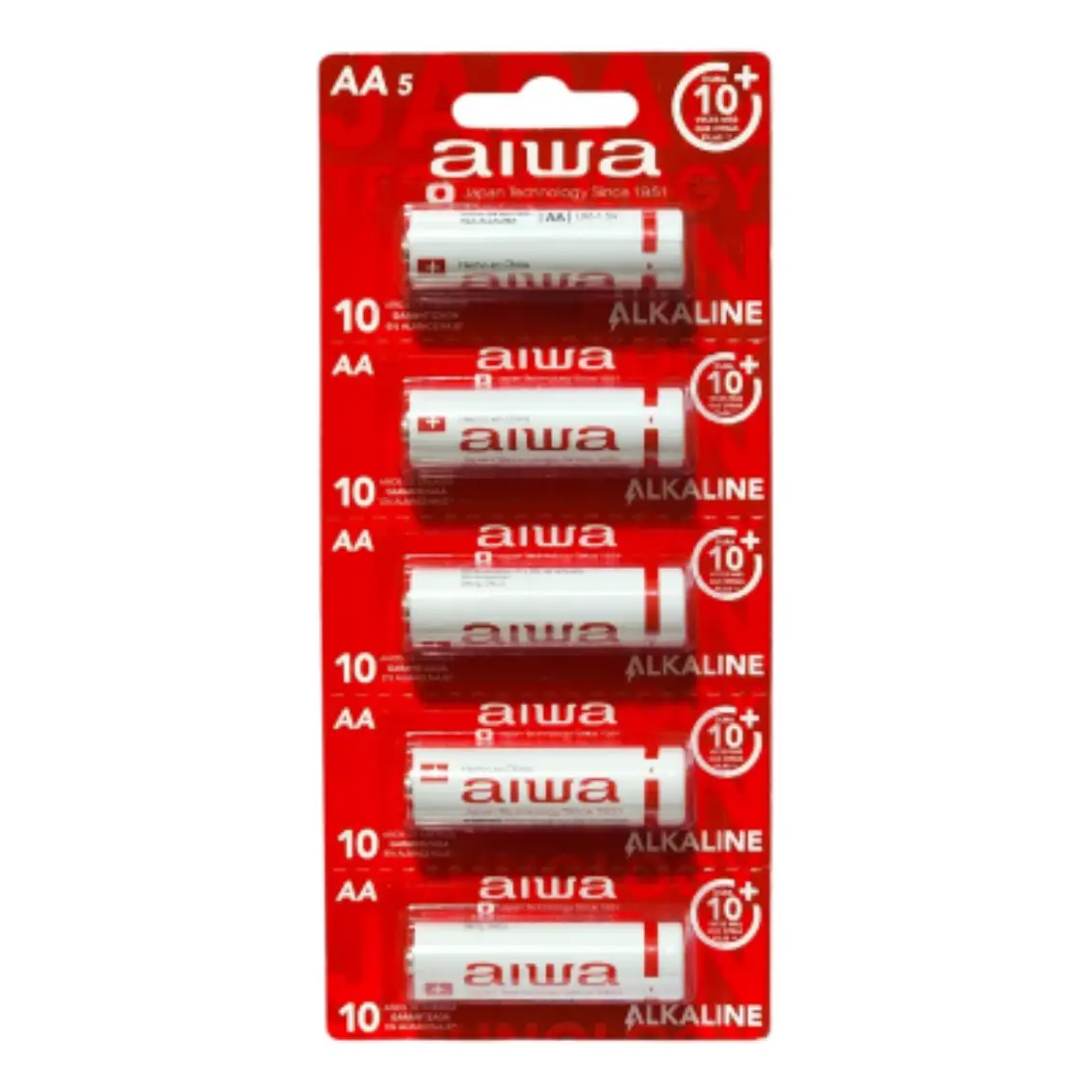 Pack 5 Pilas Alcalinas Aa Aiwa Tecnocenter